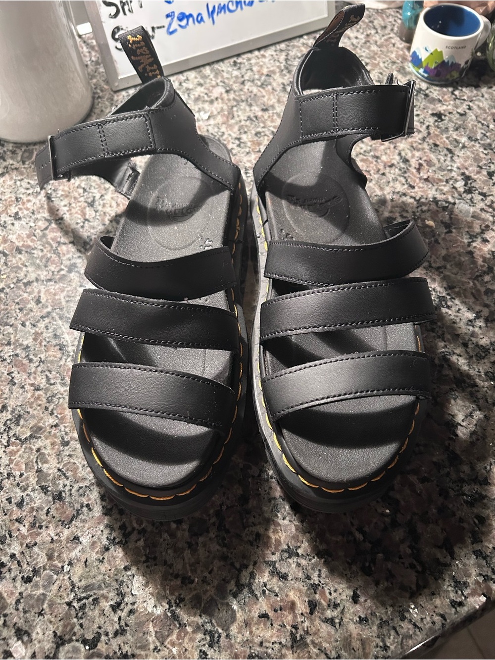 Dr. Martens Blaire Hydro Leather Sandals